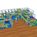 2 Level Playscape With Ballistic and Toddler Area