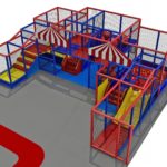 2 Level Children's Therapy Special Needs Play Gym