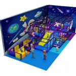 2 Level Space Theme Playground