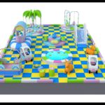 Pastel Interactive Soft Play Area