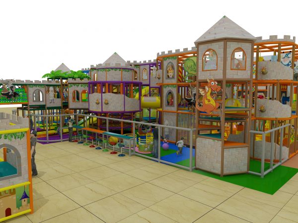 3 level castle playground