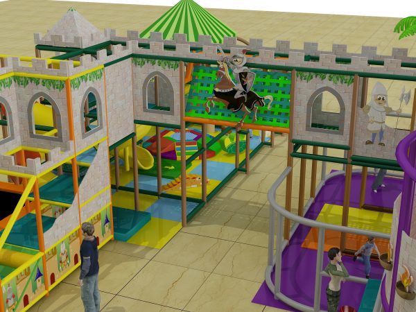 3 level castle playground