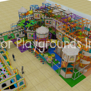 3 level castle playground