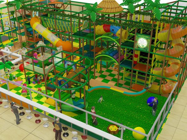 4 level jungle playground