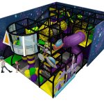 Space Themed Small Indoor Playground Equipment